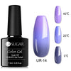 UR SUGAR 7.5ml Thermal 3-layers Color Changing UV Gel Polish Shimmer Glitter Nail Gel Polish Soak Off Nail Art Gel Varnishes