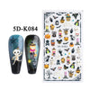 1PCS 5D Nail Stickers Flowers Lace Gel Decals Acrylic Engraved Sliders Embossed Foils Manicure Nail Art Decorations LA5D-K-2