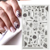 1PCS 5D Nail Stickers Flowers Lace Gel Decals Acrylic Engraved Sliders Embossed Foils Manicure Nail Art Decorations LA5D-K-2
