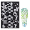 1PCS 5D Nail Stickers Flowers Lace Gel Decals Acrylic Engraved Sliders Embossed Foils Manicure Nail Art Decorations LA5D-K-2
