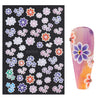 1PCS 5D Nail Stickers Flowers Lace Gel Decals Acrylic Engraved Sliders Embossed Foils Manicure Nail Art Decorations LA5D-K-2