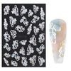 1PCS 5D Nail Stickers Flowers Lace Gel Decals Acrylic Engraved Sliders Embossed Foils Manicure Nail Art Decorations LA5D-K-2