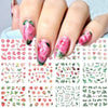 Nails Sunflower Stickers Nail Art Water Decals Butterfy Spring Floral Manicure Decoration Wraps