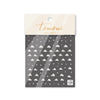 3D Engraved Nail Art Stickers Cloud Heart Self-adhesive Back Glue Ultra-thin Decal Nail Stickers DIY Salon Manicure Tool