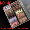 10 Rolls/Bag Holograp Luxury Logo Nail Transfer Foil 4*50CM  Designer Watermark Decals  Manicure Decoration