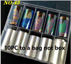 10 Rolls/Bag Holograp Luxury Logo Nail Transfer Foil 4*50CM  Designer Watermark Decals  Manicure Decoration