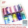 10 Rolls/Bag Holograp Luxury Logo Nail Transfer Foil 4*50CM  Designer Watermark Decals  Manicure Decoration