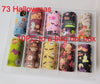 10 Rolls/Bag Holograp Luxury Logo Nail Transfer Foil 4*50CM  Designer Watermark Decals  Manicure Decoration