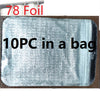 10 Rolls/Bag Holograp Luxury Logo Nail Transfer Foil 4*50CM  Designer Watermark Decals  Manicure Decoration