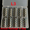 10 Rolls/Bag Holograp Luxury Logo Nail Transfer Foil 4*50CM  Designer Watermark Decals  Manicure Decoration