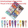 10 Rolls/Bag Holograp Luxury Logo Nail Transfer Foil 4*50CM  Designer Watermark Decals  Manicure Decoration