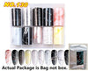 10 Rolls/Bag Holograp Luxury Logo Nail Transfer Foil 4*50CM  Designer Watermark Decals  Manicure Decoration