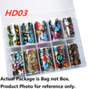 10 Rolls/Bag Holograp Luxury Logo Nail Transfer Foil 4*50CM  Designer Watermark Decals  Manicure Decoration
