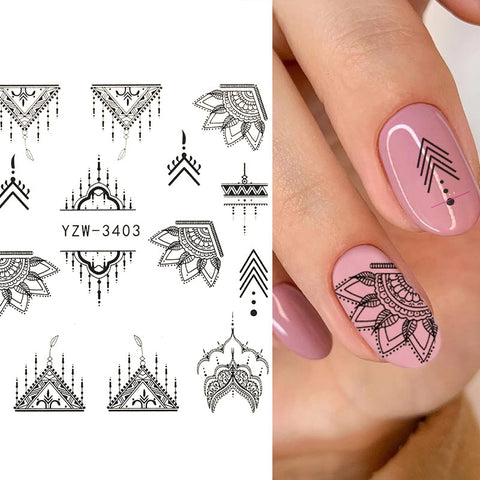 The New Stickers for nails Tricks Simple Stickers for manicure DIY nails sticker nail foil