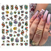 3D Dragon Snake Design Nail Stickers Women Love Nail Art Tattoo Slider Gel Polish Decal Temporary Tattoo Decorations