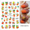 3D Dragon Snake Design Nail Stickers Women Love Nail Art Tattoo Slider Gel Polish Decal Temporary Tattoo Decorations