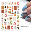 3D Dragon Snake Design Nail Stickers Women Love Nail Art Tattoo Slider Gel Polish Decal Temporary Tattoo Decorations