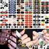 Halloween Nail Art Stickers Festival Pumpkin Wraps Waterproof Full DIY Manicure Accessories Holiday Party Stickers Nail Decal