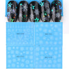 4pcs Black Lace Christmas Stickers For Nail Art Xmas Tree Deer Design Water Decals Transfer Slider Manicure Tools