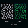 Glow In The Dark Nail Stickers Halloween 2021 Luminous Stickers On Nails Decorations Glitter Manicure Sliders Cool Luxury Party