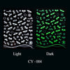 Glow In The Dark Nail Stickers Halloween 2021 Luminous Stickers On Nails Decorations Glitter Manicure Sliders Cool Luxury Party
