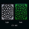 Glow In The Dark Nail Stickers Halloween 2021 Luminous Stickers On Nails Decorations Glitter Manicure Sliders Cool Luxury Party