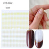 Bronzing Geometric Gold Silver Lines Nail Accessories Stickers For Nails Art False Nails Sticker Manicure Sliders Striping Tape