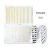 Bronzing Geometric Gold Silver Lines Nail Accessories Stickers For Nails Art False Nails Sticker Manicure Sliders Striping Tape