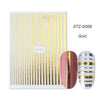 Bronzing Geometric Gold Silver Lines Nail Accessories Stickers For Nails Art False Nails Sticker Manicure Sliders Striping Tape