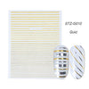 Bronzing Geometric Gold Silver Lines Nail Accessories Stickers For Nails Art False Nails Sticker Manicure Sliders Striping Tape
