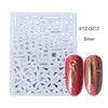 Bronzing Geometric Gold Silver Lines Nail Accessories Stickers For Nails Art False Nails Sticker Manicure Sliders Striping Tape