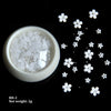 2g White Acrylic Flower Nail Art Decoration Mixed Size Rhinestones Gold Silver Gem Manicure Tool Accessories DIY Nails Design