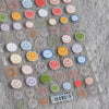 1 Sheet 5D High Quality Ultra-Thin Adhesive Smiley Nail Art Stickers Spring and Summer Cute Smile DIY Manicure Decal Decoration