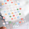 1 Sheet 5D High Quality Ultra-Thin Adhesive Smiley Nail Art Stickers Spring and Summer Cute Smile DIY Manicure Decal Decoration