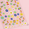 1 Sheet 5D High Quality Ultra-Thin Adhesive Smiley Nail Art Stickers Spring and Summer Cute Smile DIY Manicure Decal Decoration