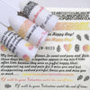 1pc Water Transfer Nail Stickers Decals Nail Art Cartoon Emoticons and Animal Patterns 6.4cm*5.2cm
