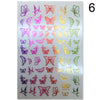 1 Sheet 3D Nail Art Stickers Sliders Geometric Line Image Adhesive Nails Decals Nail Tips Decorations Nail Art Accessories