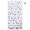 1 Sheet 3D Nail Art Stickers Sliders Geometric Line Image Adhesive Nails Decals Nail Tips Decorations Nail Art Accessories