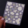 1 Sheet 3D Nail Art Stickers Sliders Geometric Line Image Adhesive Nails Decals Nail Tips Decorations Nail Art Accessories