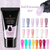 BORN PRETTY 30/20ml Glitter Acrylic Gel Finger Extension Silver Pink Extension Gel Soak Off Nail Art Gel Varnish