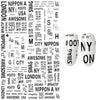 Inscriptions Nail Sticker English Words Letters Sentences Design Nail Art Decorations Manicure Designer Stickers for Nails