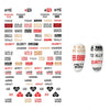 Inscriptions Nail Sticker English Words Letters Sentences Design Nail Art Decorations Manicure Designer Stickers for Nails