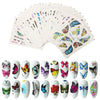 4/10Pcs Poker Nail Art Stickers Green leaf Playing Cards Flower Self-adhesive DIY Nail Decals Manicure Decorations Accessories