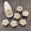 5pcs/lot Korea luxury Zircon Nail Art Parts Alloy Kawaii Accessories Glitter Rhinestone Decoration Charm Nail Material Supplies