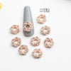 5pcs/lot Korea luxury Zircon Nail Art Parts Alloy Kawaii Accessories Glitter Rhinestone Decoration Charm Nail Material Supplies