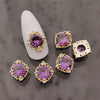 5pcs/lot Korea luxury Zircon Nail Art Parts Alloy Kawaii Accessories Glitter Rhinestone Decoration Charm Nail Material Supplies