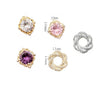 5pcs/lot Korea luxury Zircon Nail Art Parts Alloy Kawaii Accessories Glitter Rhinestone Decoration Charm Nail Material Supplies