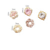 5pcs/lot Korea luxury Zircon Nail Art Parts Alloy Kawaii Accessories Glitter Rhinestone Decoration Charm Nail Material Supplies