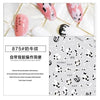 White black cow sticker for nail art decoration girls nail tip strip self adhesive slider nail art accessories