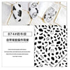 White black cow sticker for nail art decoration girls nail tip strip self adhesive slider nail art accessories